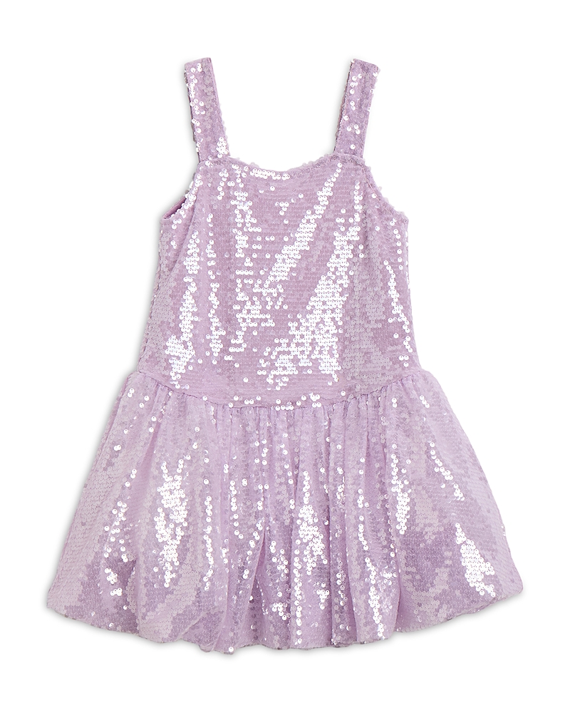 Bardot Girls' Alanna Mesh Sequin Dress - Little Kid, Big Kid