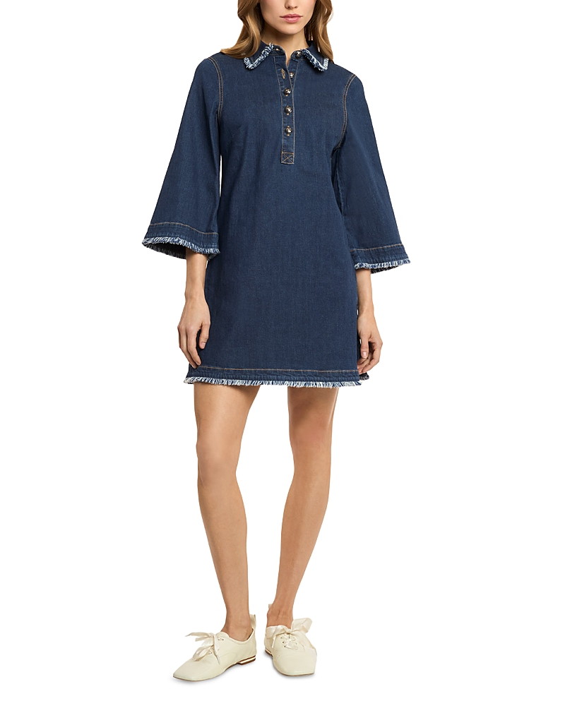 Cinq a Sept Dany Bicolor Fringe Dress