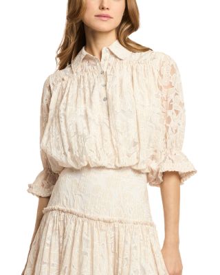 Cazi Puff Sleeve Top