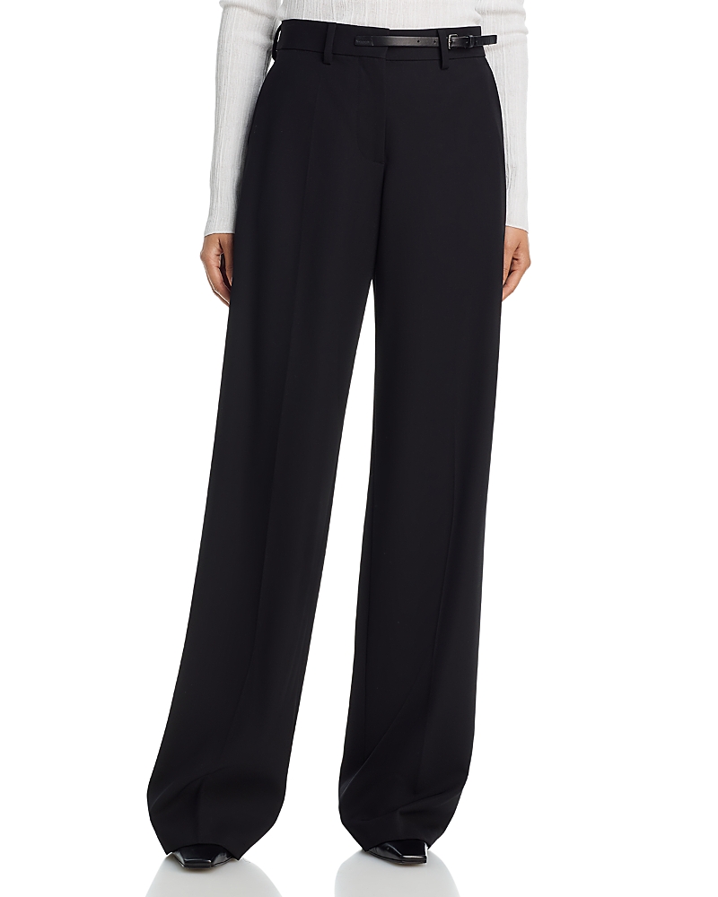 Helmut Lang Wool Belted Trousers