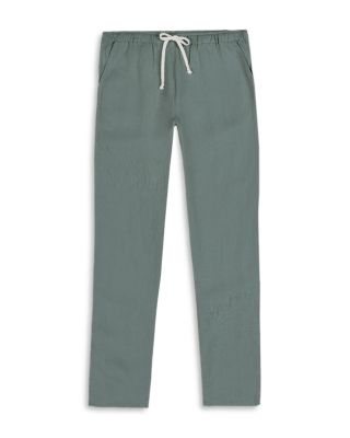 Alex Crane Bo Linen Regular Fit Drawstring Pants