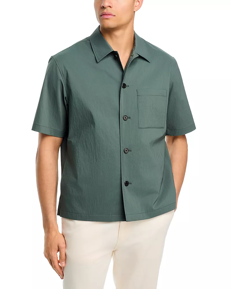 Theory Spread Collar Pocket Overshirt