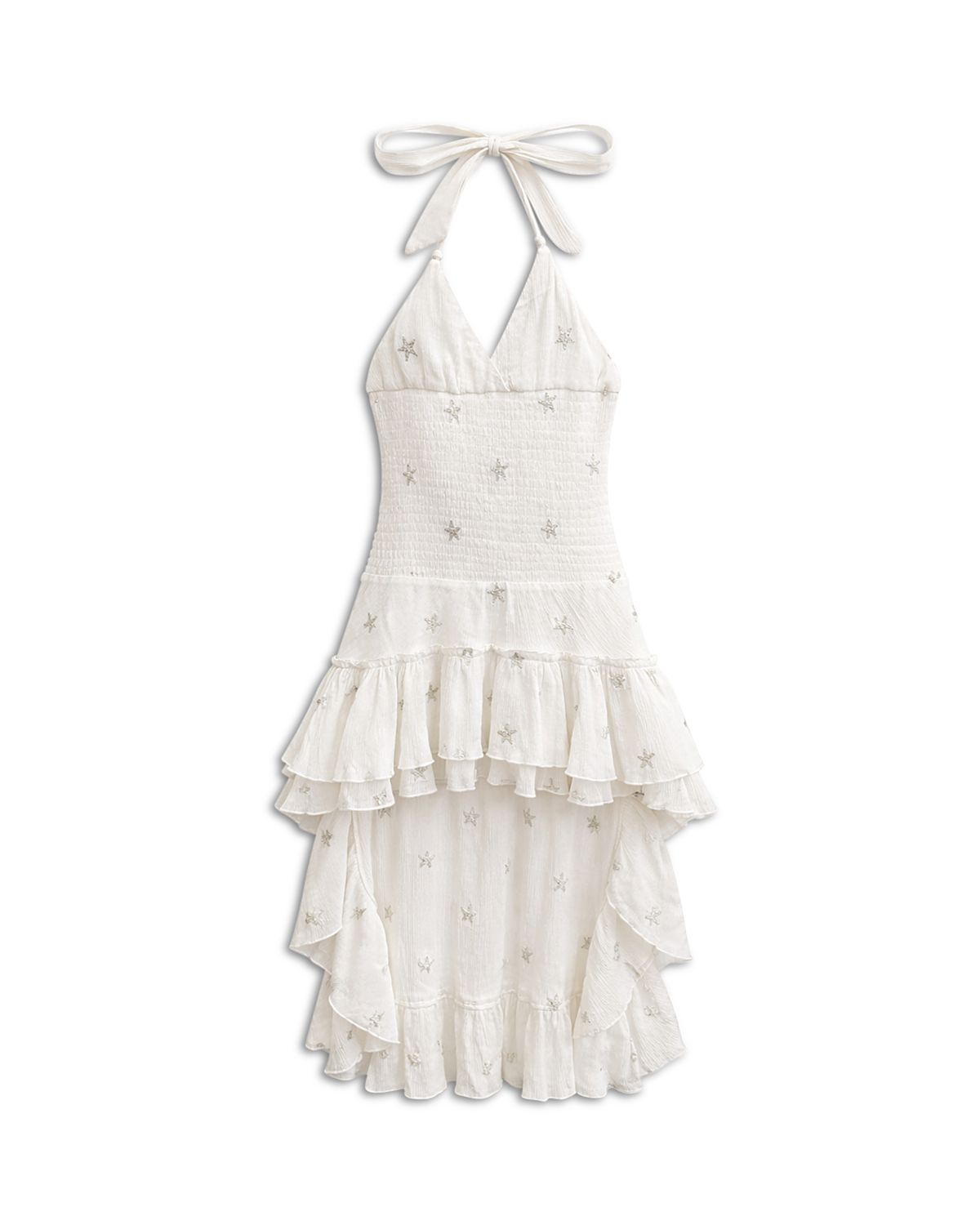 KatieJnyc Girls' Tween Alessia Smocked Halter Dress - Big Kid