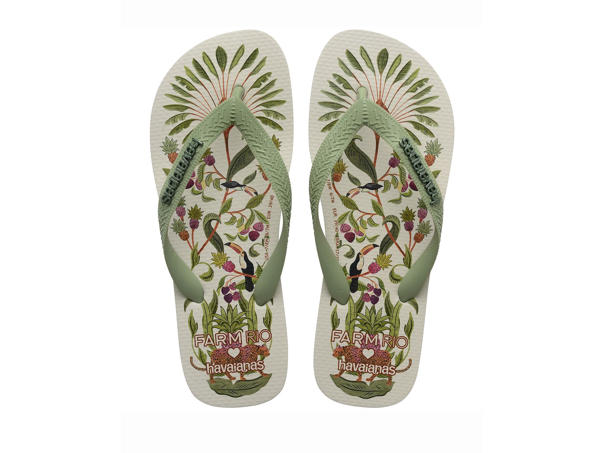 x Farm Rio Women's Flore Flip Flop Sandals — Image 3