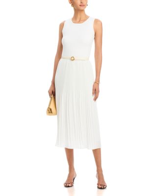asymmetric off the shoulder dress KOMPRE ASYMMETRIC OFF SHOULDER WRAP TIE SPLIT MIDI DRESS main image 0