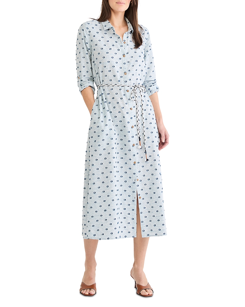 Nic+Zoe Clipped Dot Liana Shirt Dress