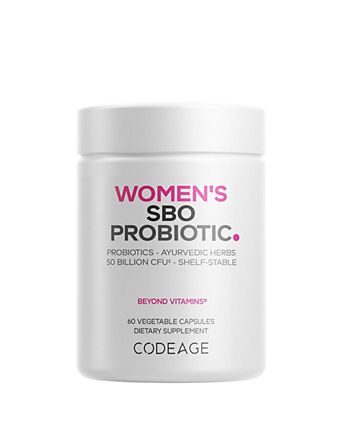 Women's SBO Probiotic, 50 Billion CFU, Whole Food Prebiotics, Fermented Botanicals