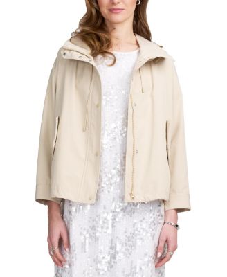 Hooded Cropped Parka Jacket