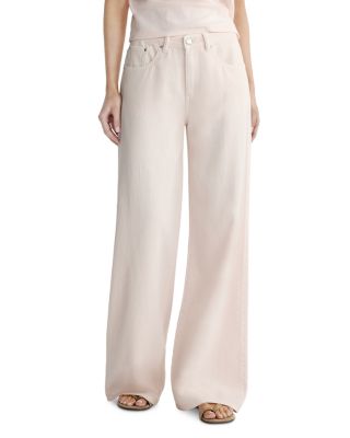 Alex Aura Baggy Wide Leg Low Rise Jeans in Ballet Aura