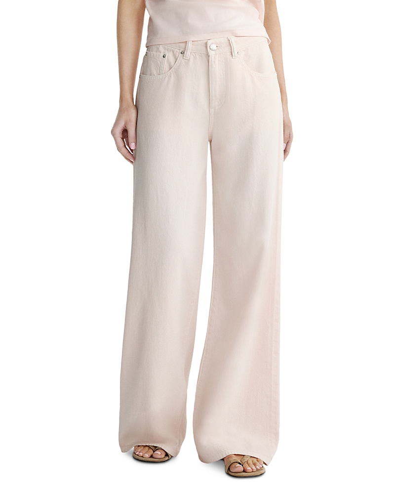 DL1961 Alex Aura Baggy Wide Leg Low Rise Jeans in Ballet Aura