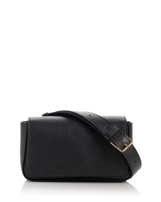 Box Sling Leather Crossbody Bag