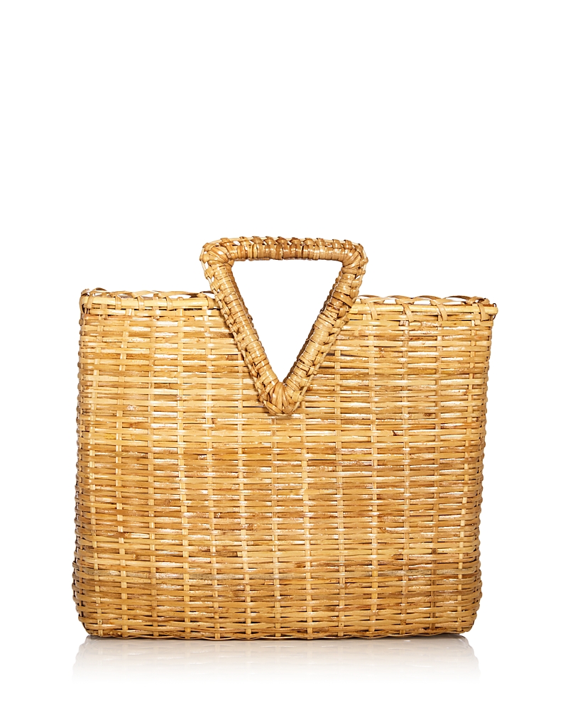 Veronica Beard Vesper Wicker Basket Tote