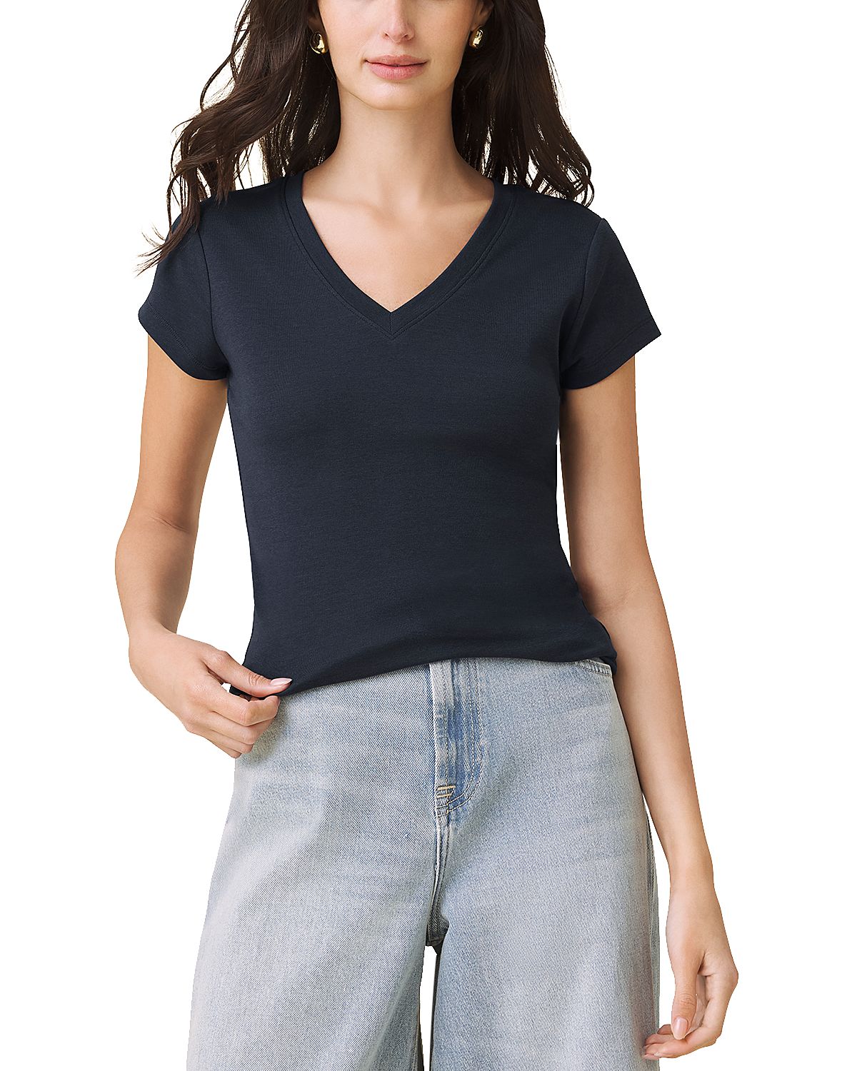 Splendid Josie V Neck Tee