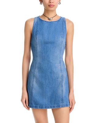 Free People Atlas Denim Mini Dress