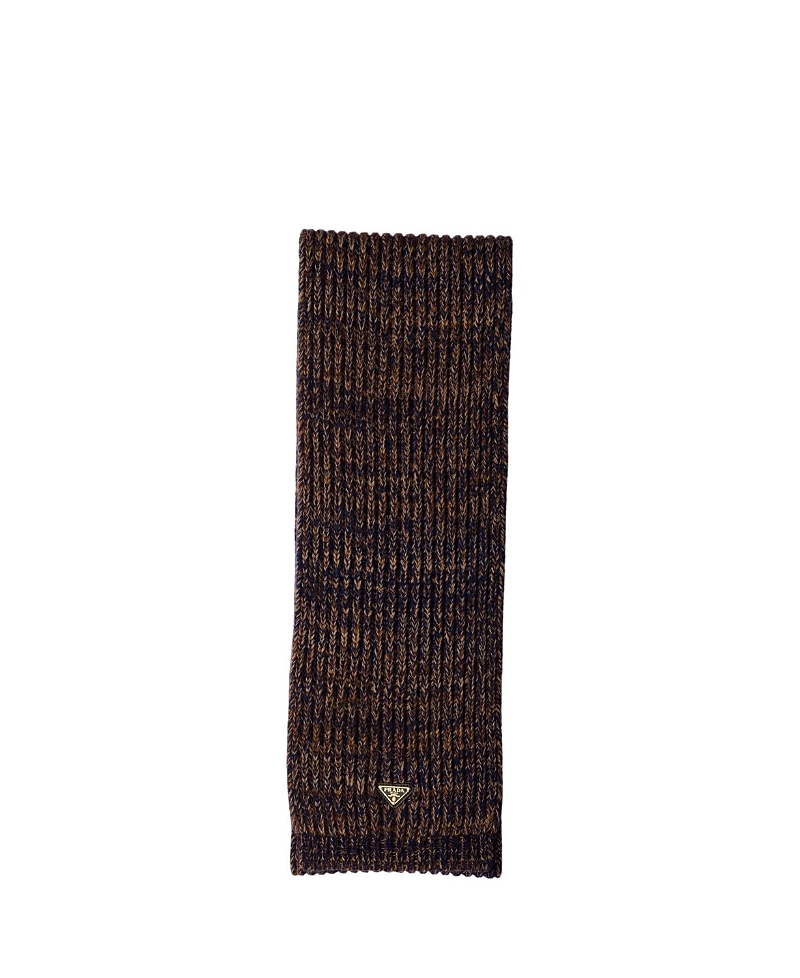 Prada Melange Wool and Cashmere Scarf · OS