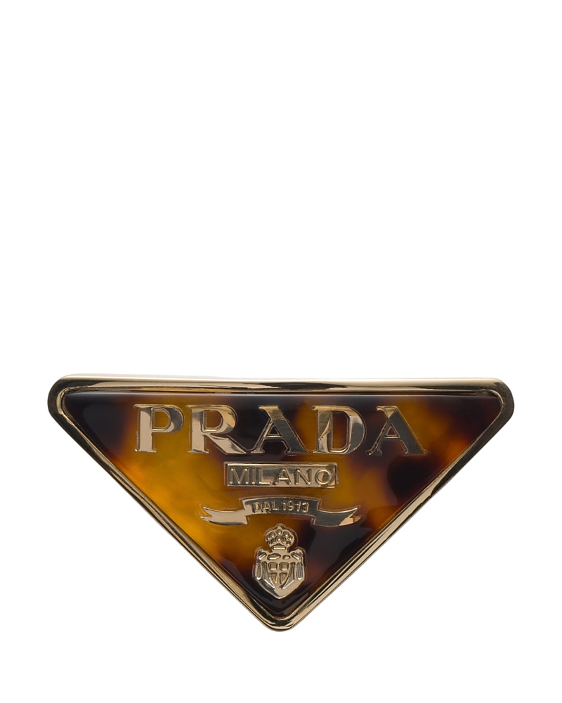 Prada Plexiglas And Metal Hair Clip
