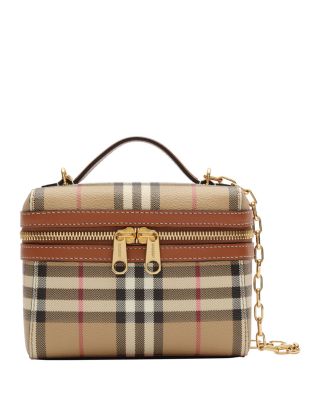 Mini Check Vanity Bag