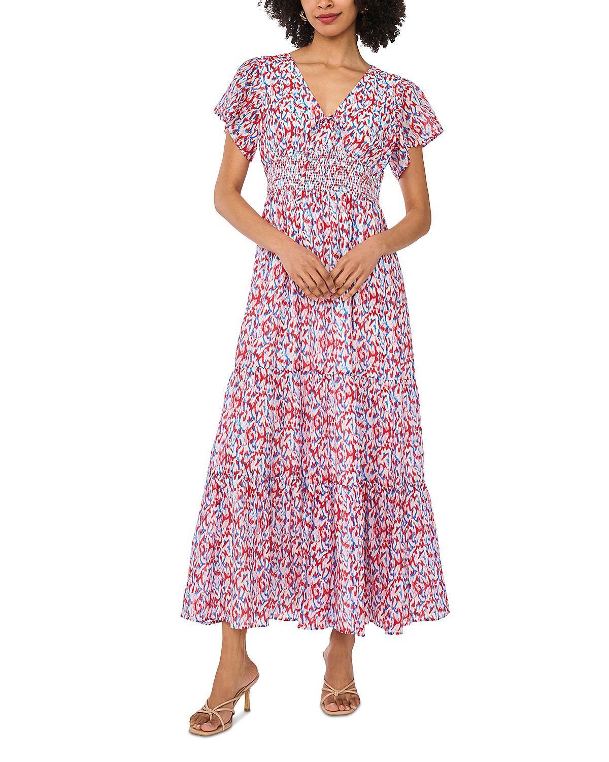 Vince Camuto Smocked Maxi Dress