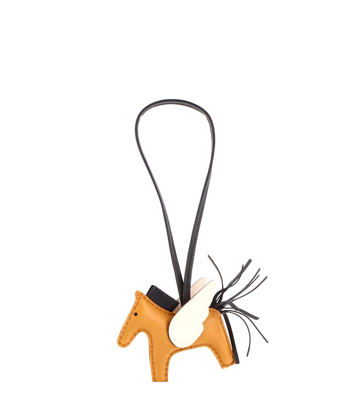 Pre-Owned HERMES Pm Pegase Rodeo Bag Charm Leather
