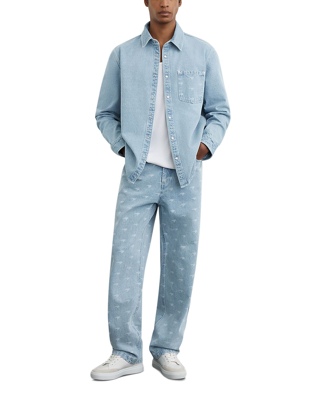Reiss x McLaren Chronix Denim Shirt