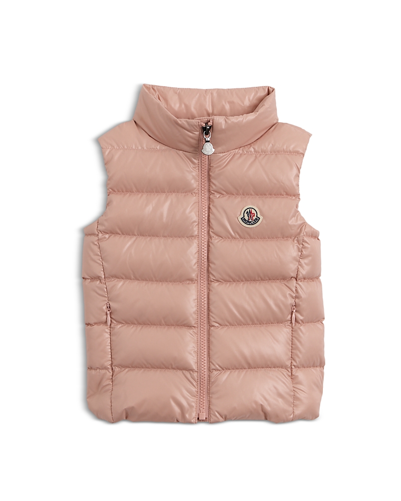 Moncler Girls' Ghany Vest - Little Kid In Pink