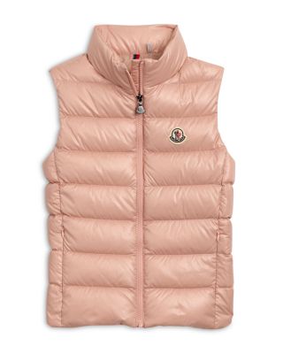 Moncler Girls' Ghany Vest - Big Kid In Pink