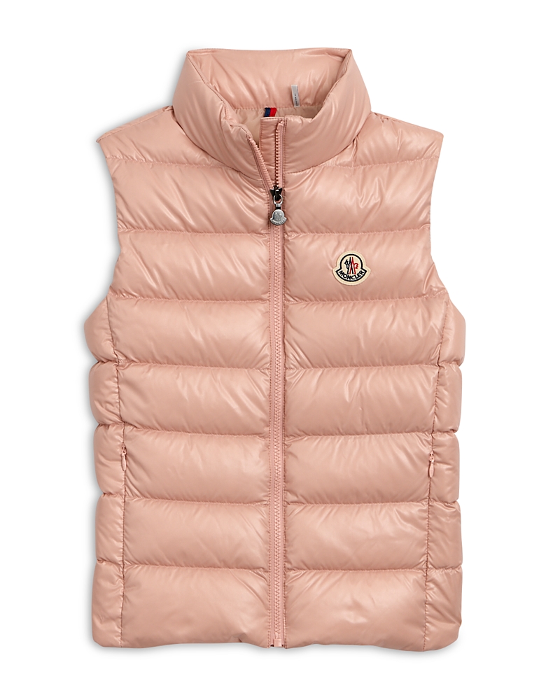 Moncler Girls' Ghany Vest - Big Kid In Pink