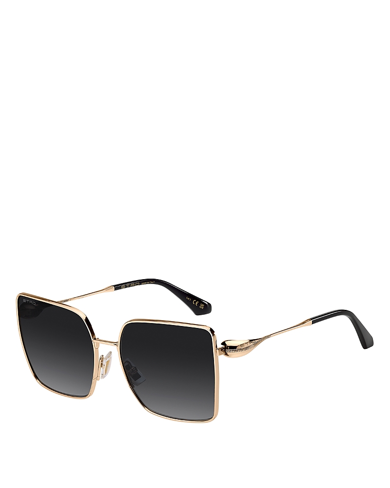 Etro Rectangular Sunglasses, 59mm