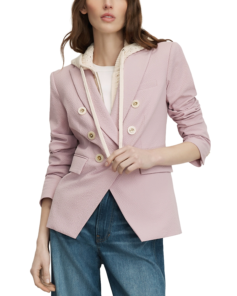 Veronica Beard Wickham Knit Hoodie Dickey