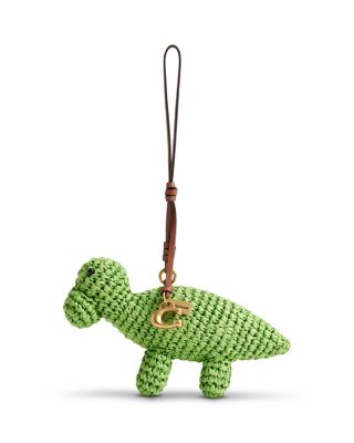 Straw Dino Bag Charm