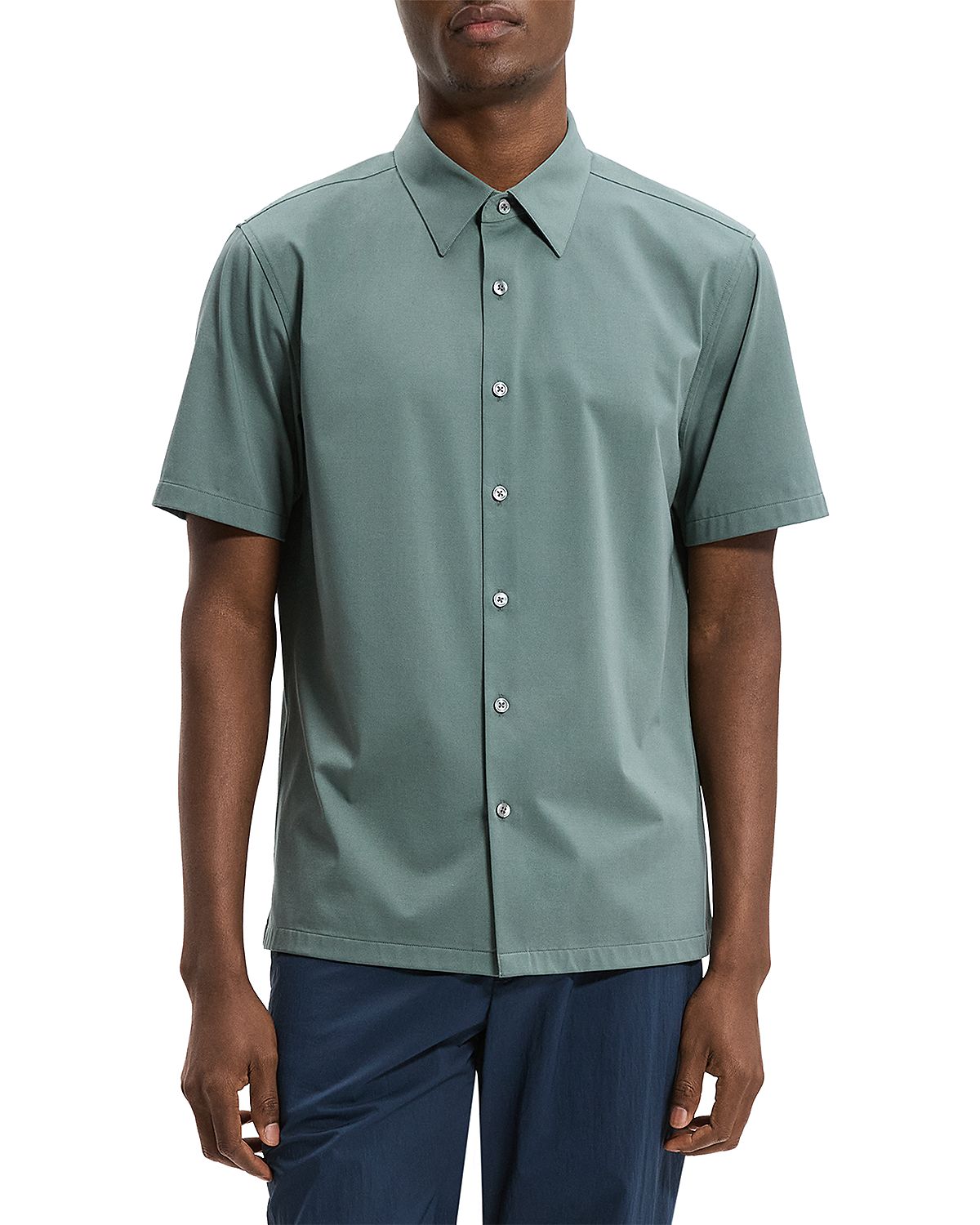 Theory Irving Regular Fit Short Sleeve Shirt