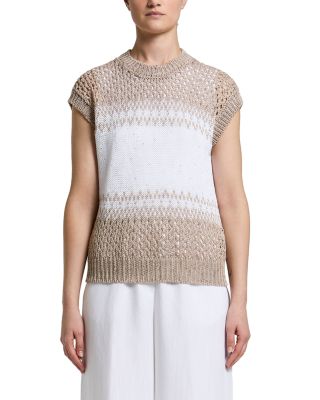 Sequin Sweater Vest