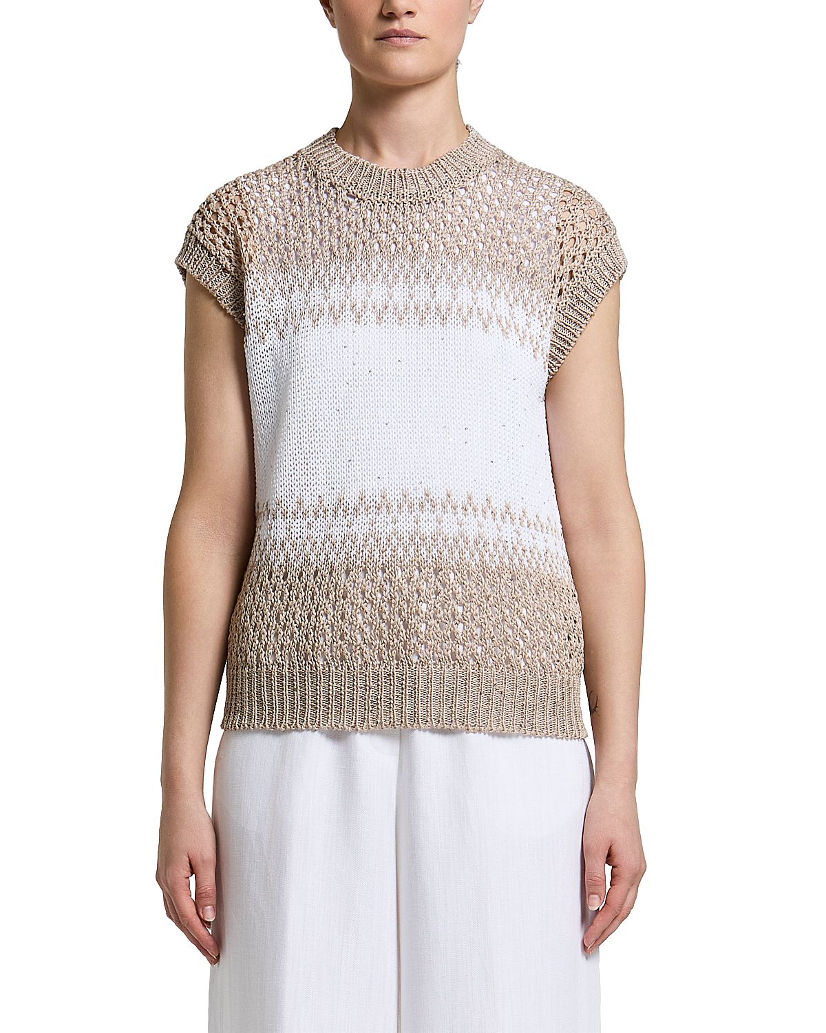 Peserico Sequin Sweater Vest