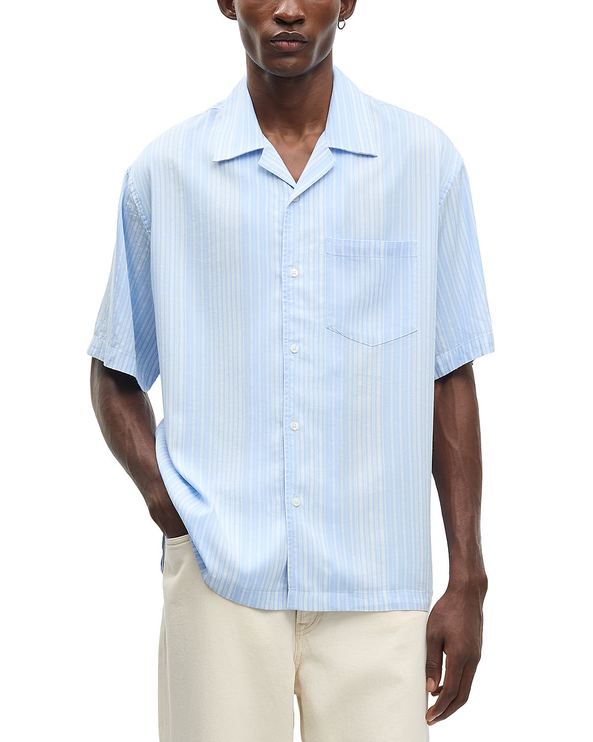Samse Samse Saemerson Stripe Pocket Shirt