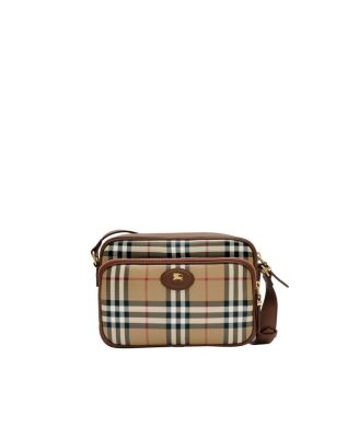 Check Pocket Crossbody Bag