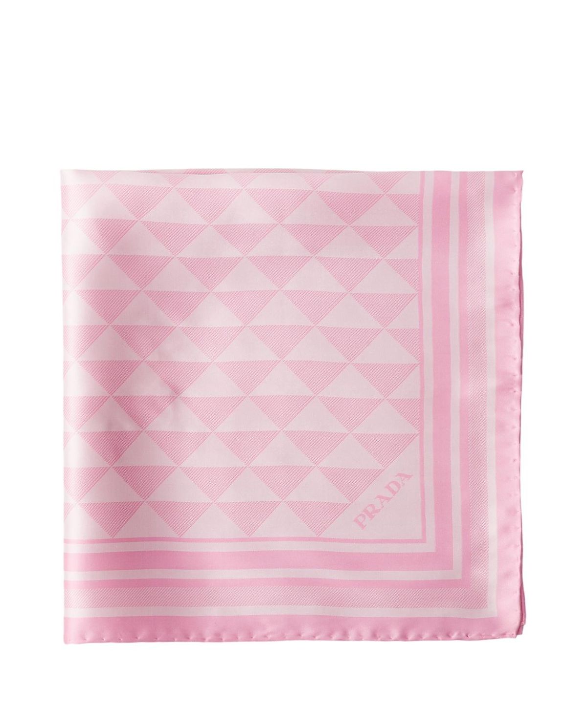 Prada Jacquard Silk Scarf 55X55