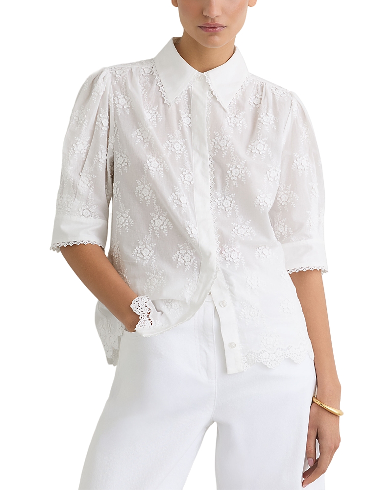 Reiss Embroidered Shirt