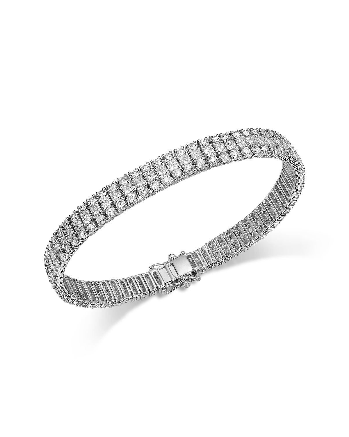Bloomingdale's Fine Collection Luxe Collection Diamond Multi-Row Tennis Bracelet