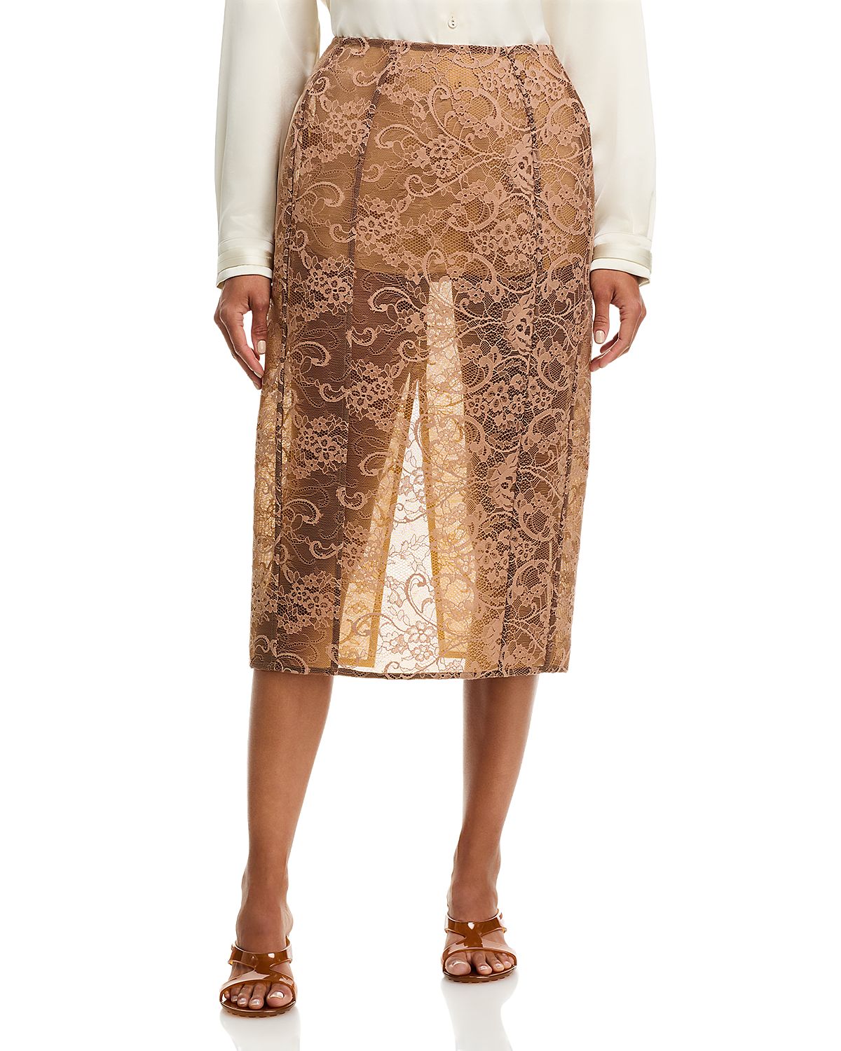 Acne Studios Lace Pencil Skirt