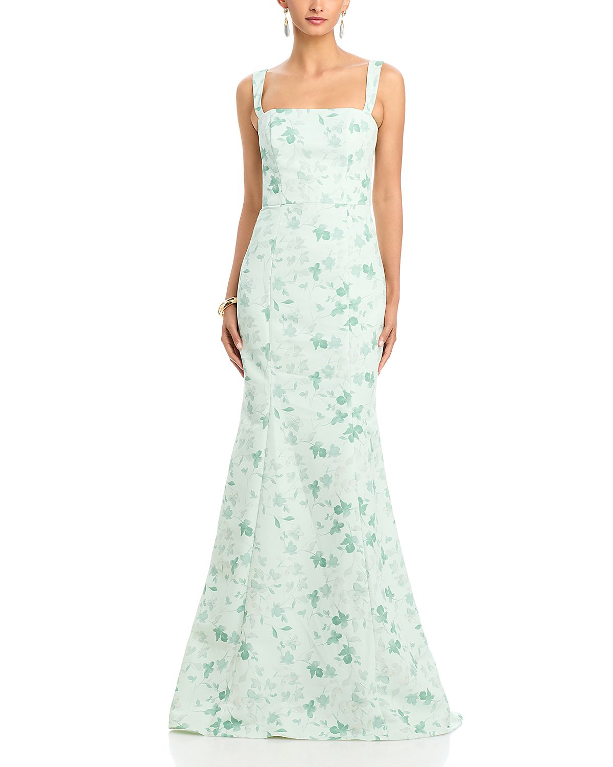 Amsale Ida Printed Dress