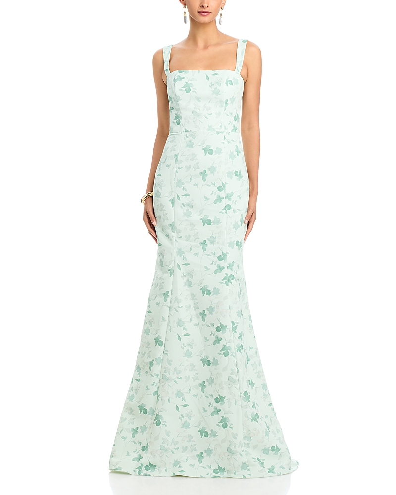 Amsale Ida Printed Dress