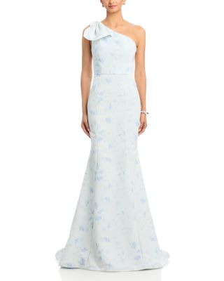 Amsale Nerine One Shoulder Dress