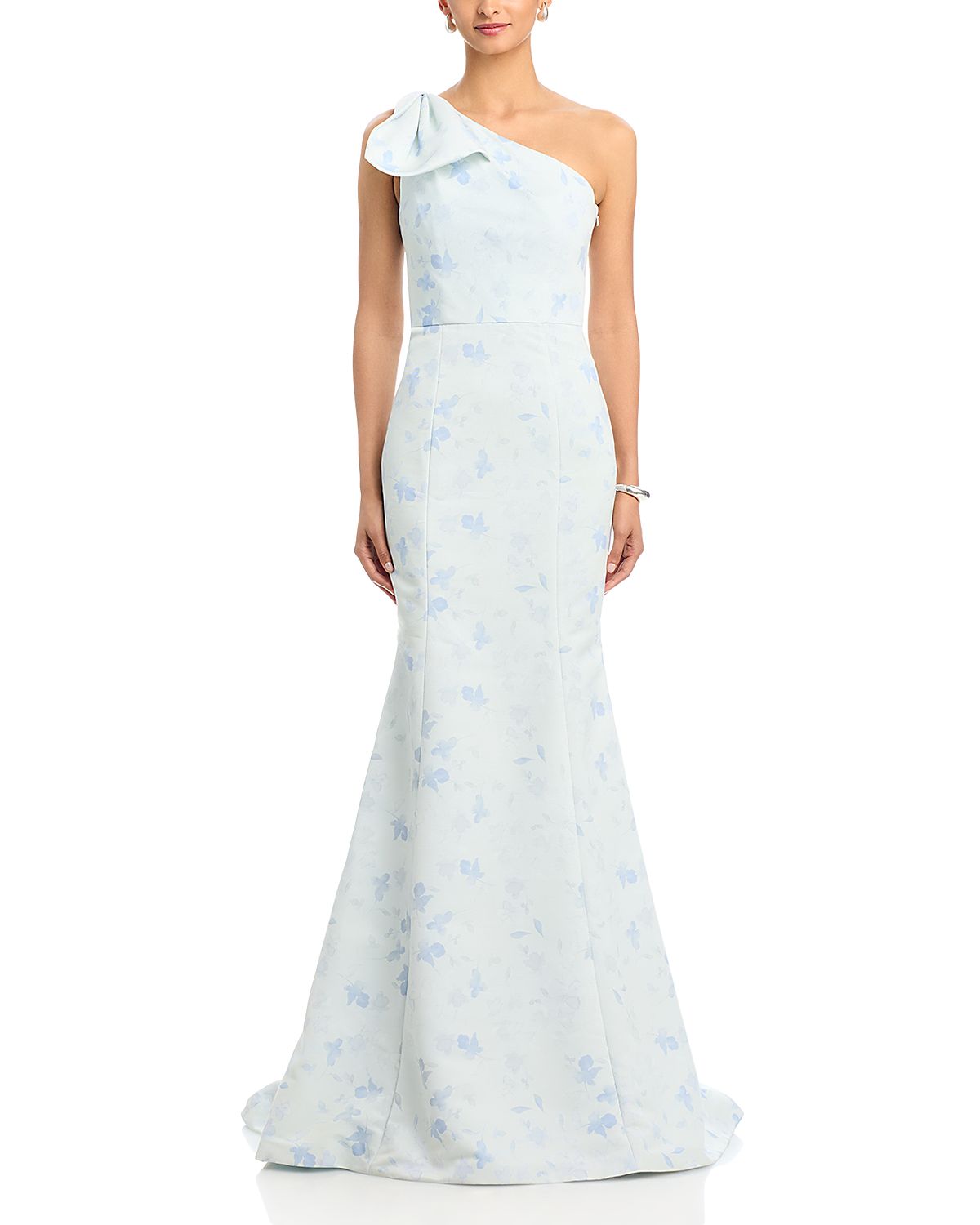 Amsale Nerine One Shoulder Dress