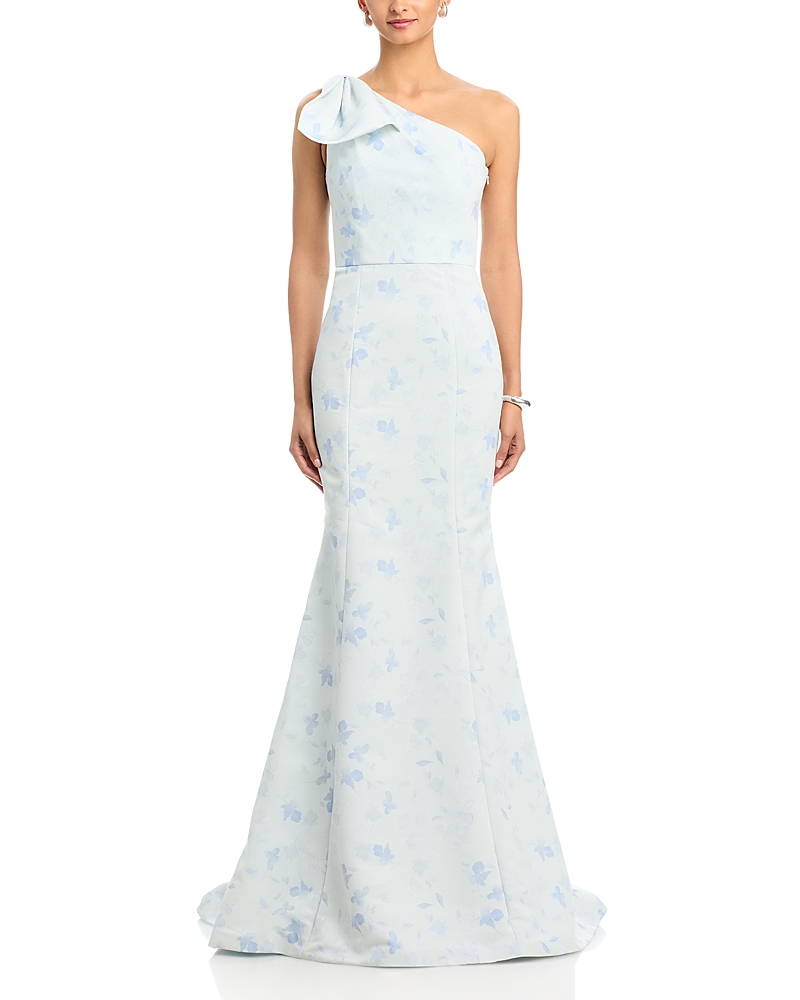 Amsale Nerine One Shoulder Dress