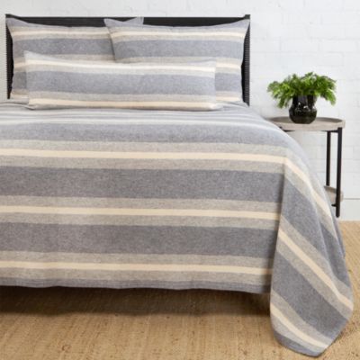 Alpine Striped Cotton Throw & Bed Blanket
