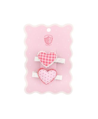 Love Birds Heart Hair Clips, Set of 2