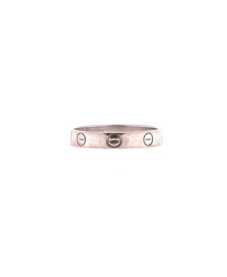  Love Wedding Band Ring 18K White Gold
