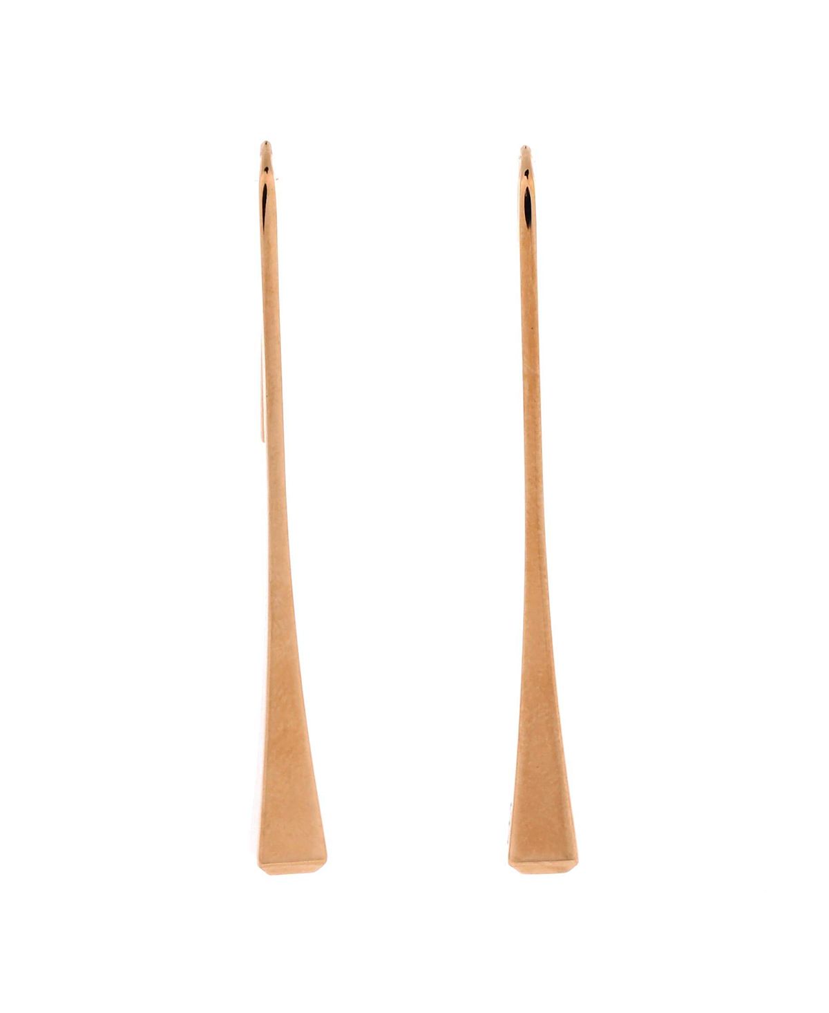 Pre-Owned HERMES Clou de Forge Drop Earrings 18K Rose Gold
