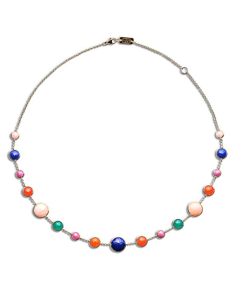 Ippolita 18K Yellow Gold Lollipop Multi Stone Lollitini Festa Long Necklace, 36