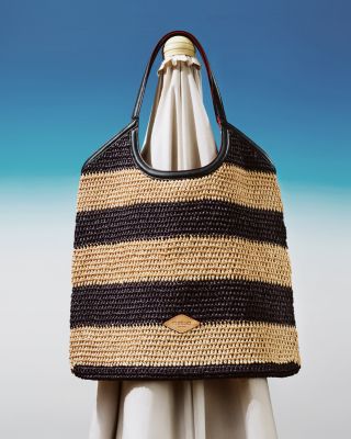 MZ WALLACE Georgica Large Striped Crochet Tote Bag - Exclusive